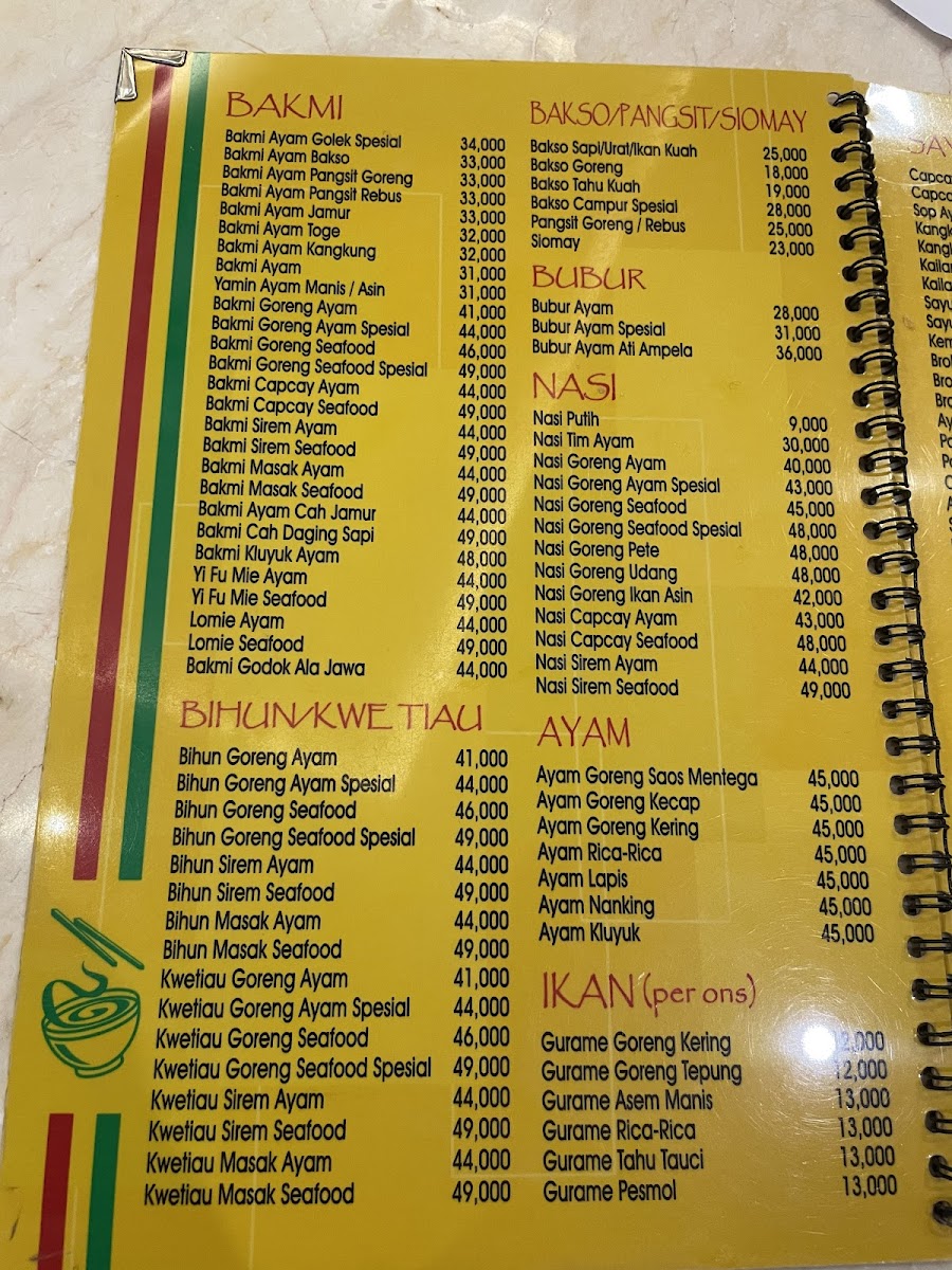 Bakmi Golek Sentul Menu - Image 5