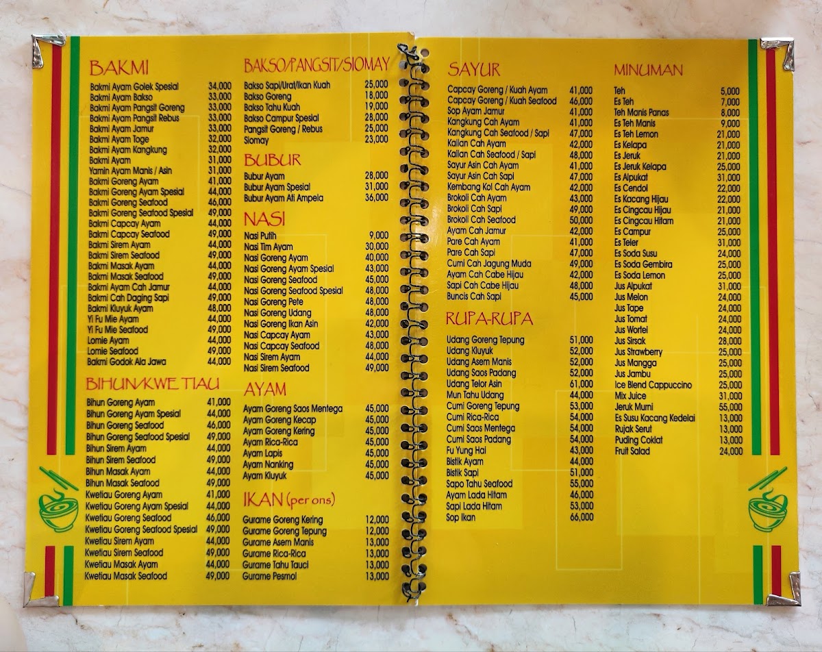 Bakmi Golek Sentul Menu - Image 6
